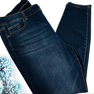 Molly & Isadora Womens Mid-Rise Skinny Jeans, Size 20W